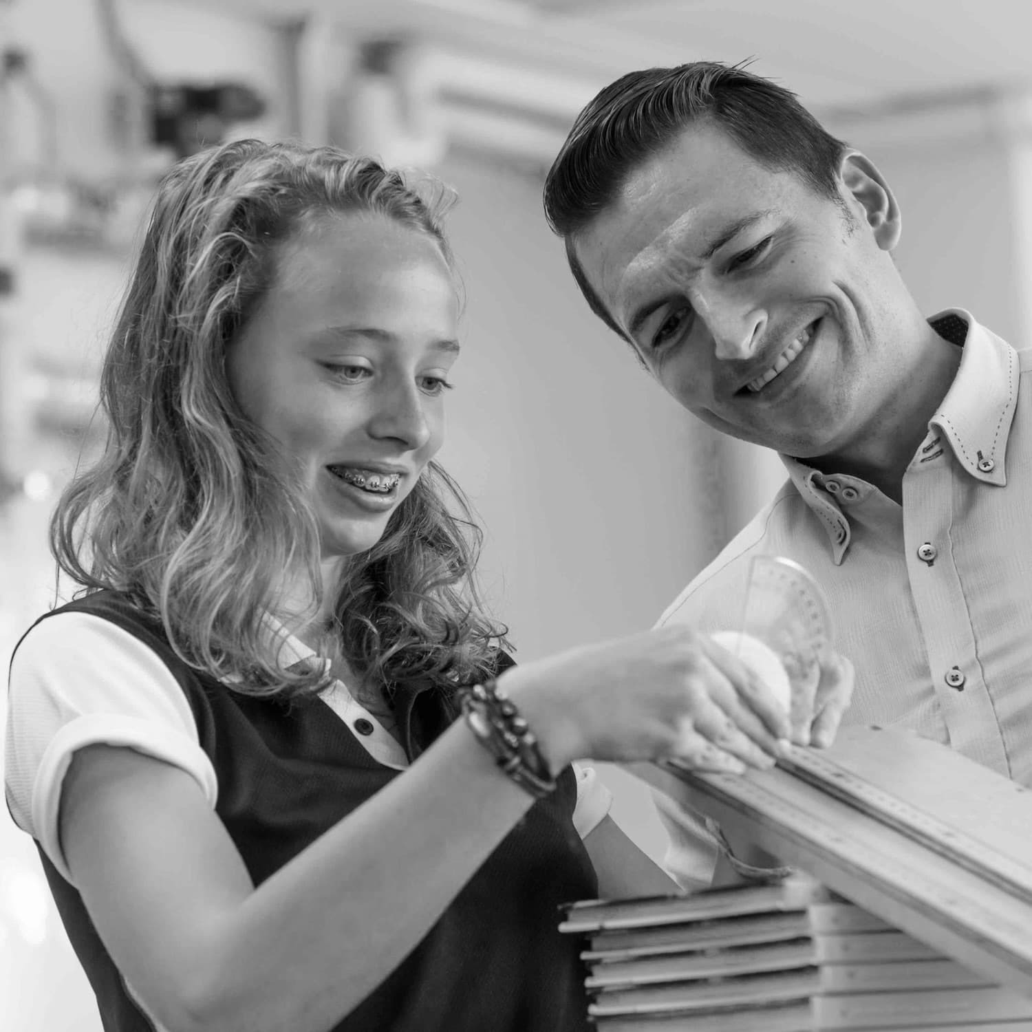 Students engaged in STEAM activity