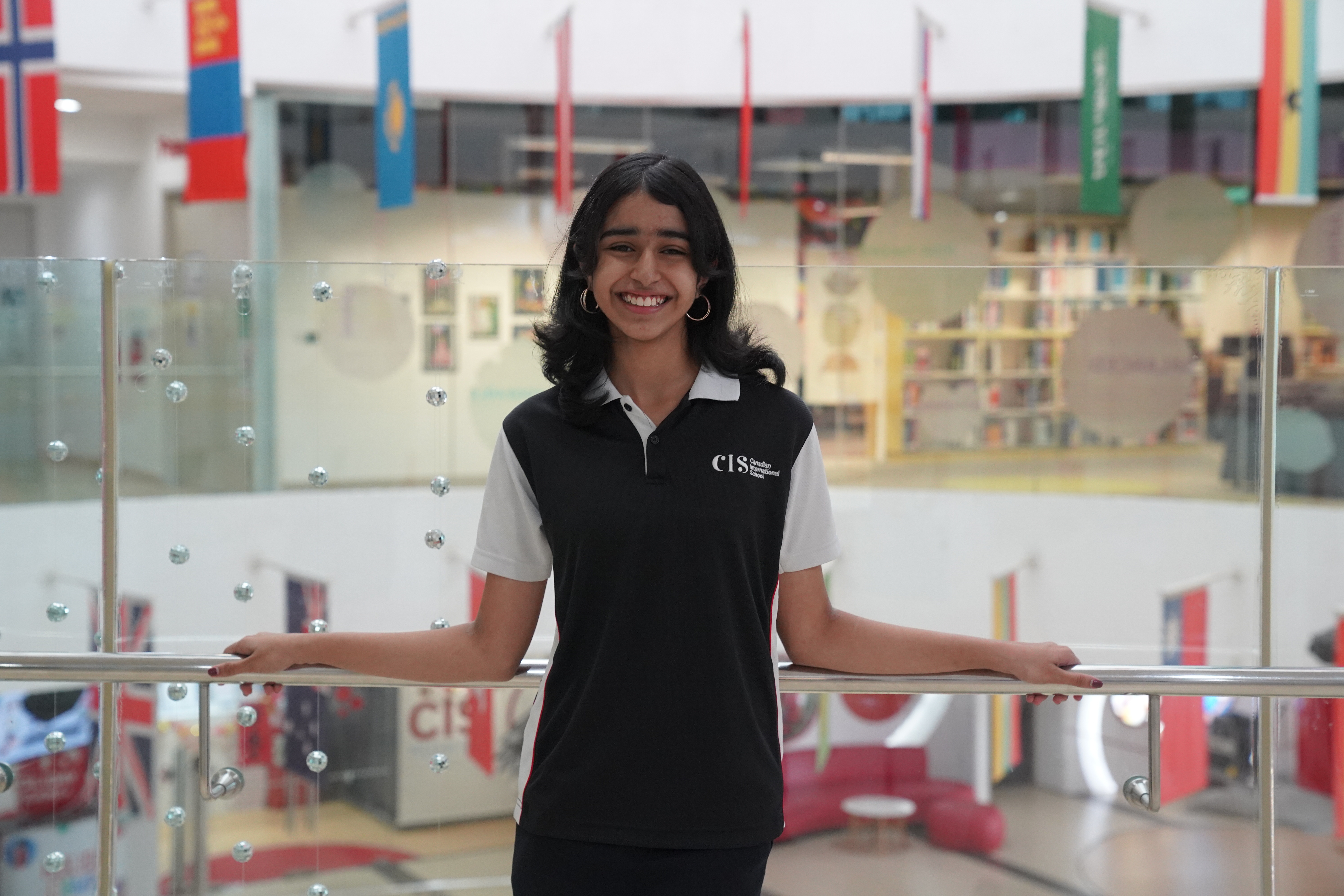 Grade 8 student Akshara S.