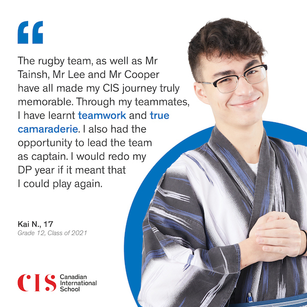 Canadian International School, CIS, IB DP, grade 12, alumni, 2021 Canadian International School, CIS, IB DP, grade 12, alumni, 2021