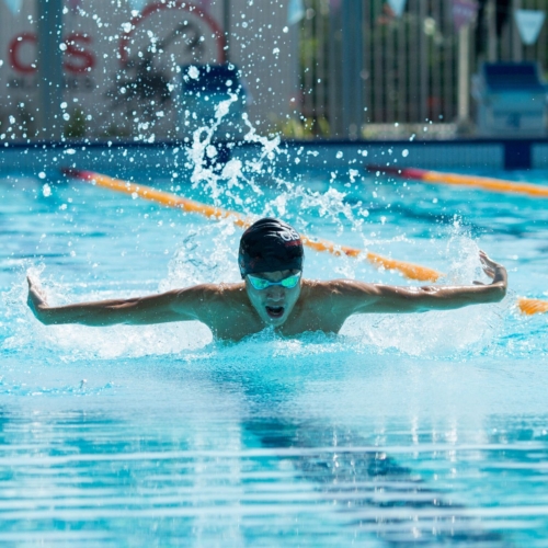 Students engaged in sports