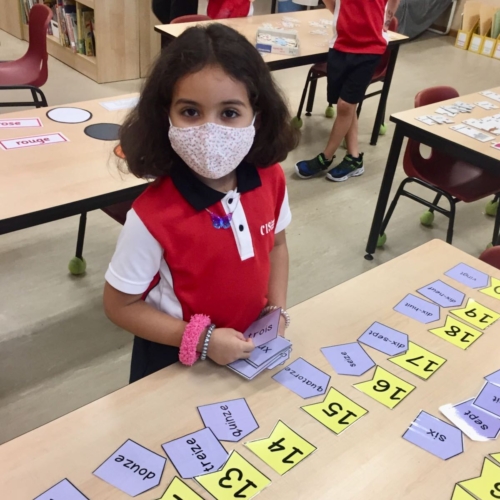 Students in French bilingual classes