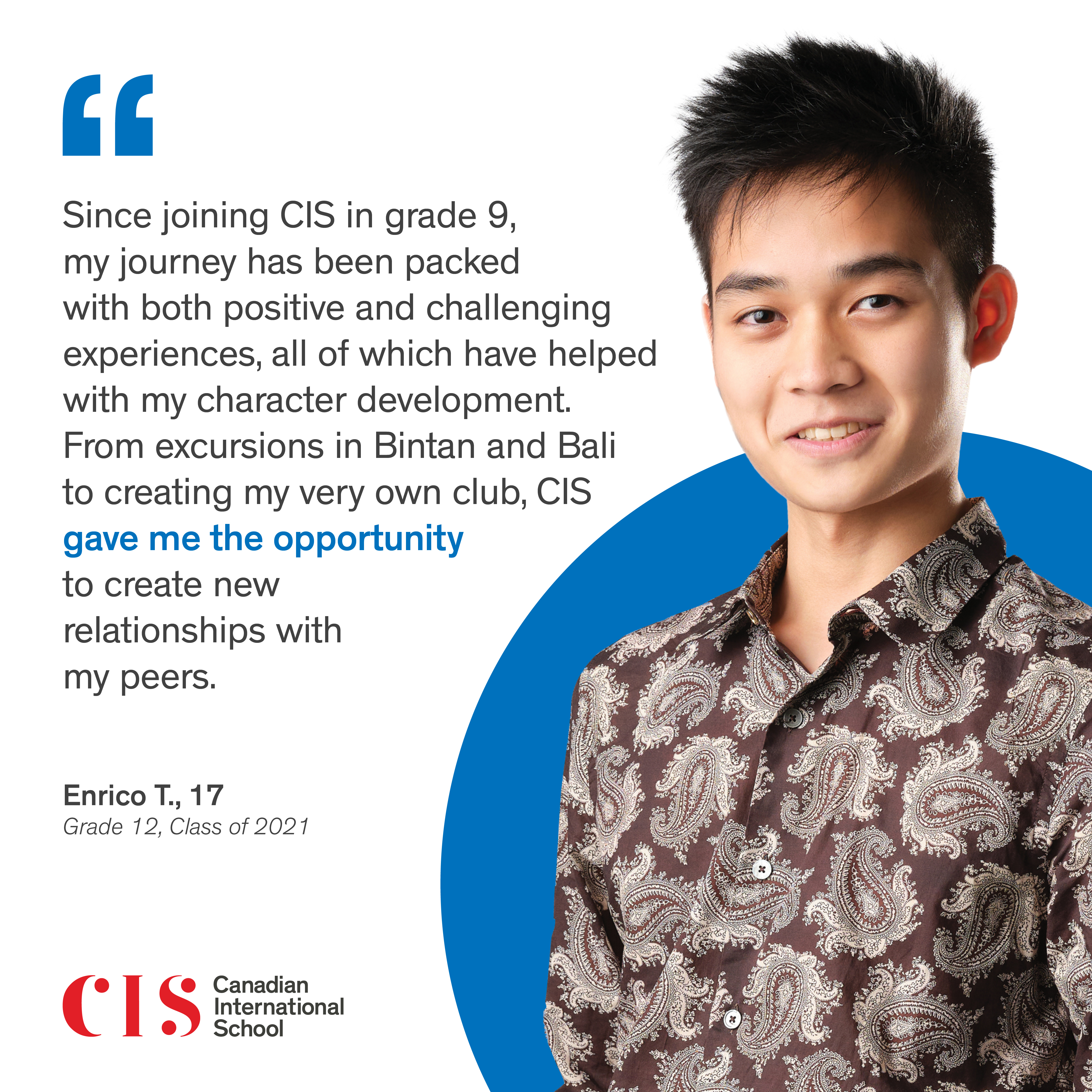 Canadian International School, secondary schools in Singapore, Grade 12, IB DP, Diploma programme, Class of 2021, Graduating class Canadian International School, secondary schools in Singapore, Grade 12, IB DP, Diploma programme, Class of 2021, Graduating class