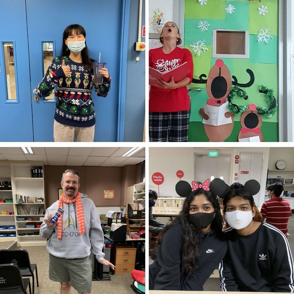winter door decoration, dress-up days, student activities, Canadian International School, secondary schools in Singapore, school spirit winter door decoration, dress-up days, student activities, Canadian International School, secondary schools in Singapore, school spirit
