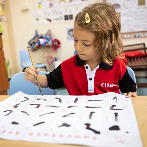 Students in Chinese bilingual classes