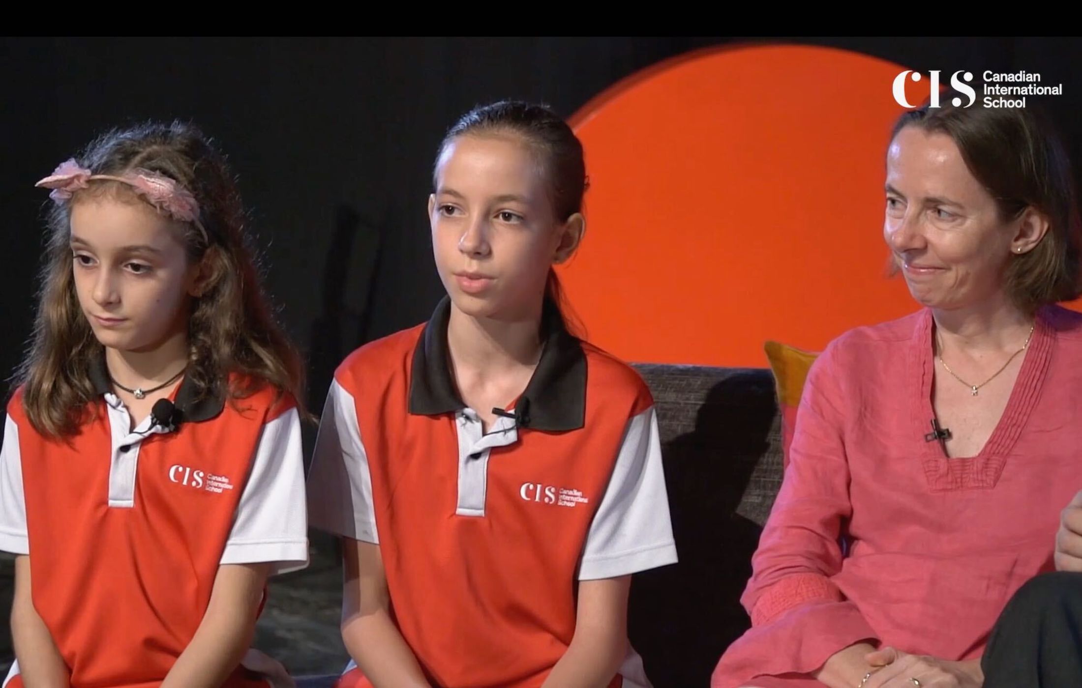 Students in interview