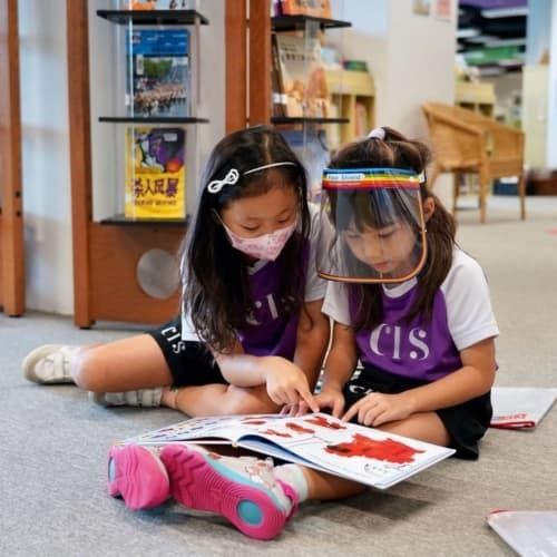 Students engaged in language learning classes